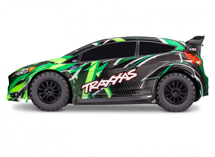 Traxxas Ford Fiesta Rally 1/10 VXL 4WD RTR TQ Green