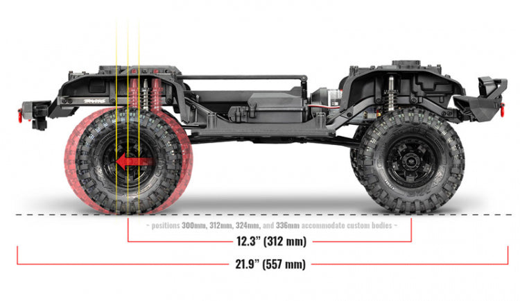Traxxas TRX-4 Sport 1/10 RTR Clipless Scale Crawler Μπλε