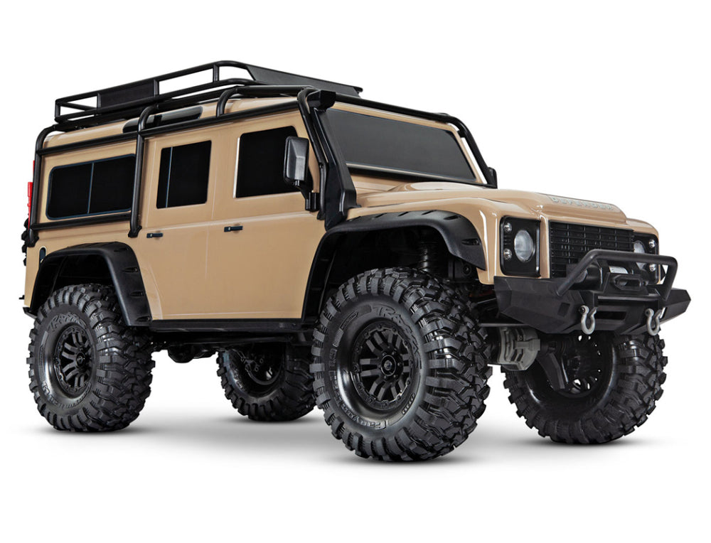 Traxxas TRX-4 Land Rover Defender 1/10 RTR Scale & Trail Crawler Sand με Portal Axles και TQi Radio