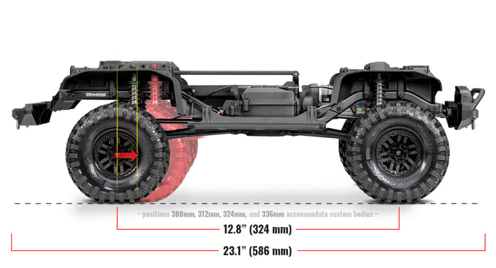 Traxxas TRX-4 Land Rover Defender RTR 1/10 Trail Crawler Red