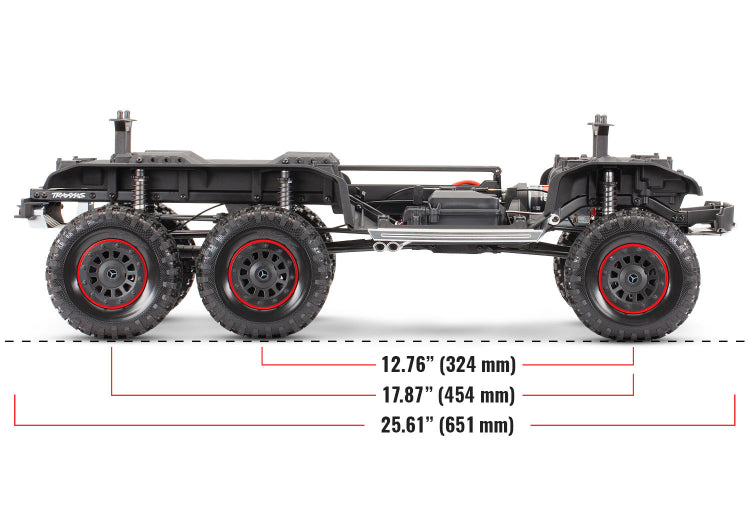 Traxxas TRX-6 Mercedes-Benz G63 AMG 6X6 TQi 2.4G RTR White
