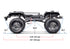 Traxxas TRX-4 1/10 High Trail Edition RC Crawler w/'72 Chevy K5 Blazer Body (Red) & TQi 2.4GHz Radio