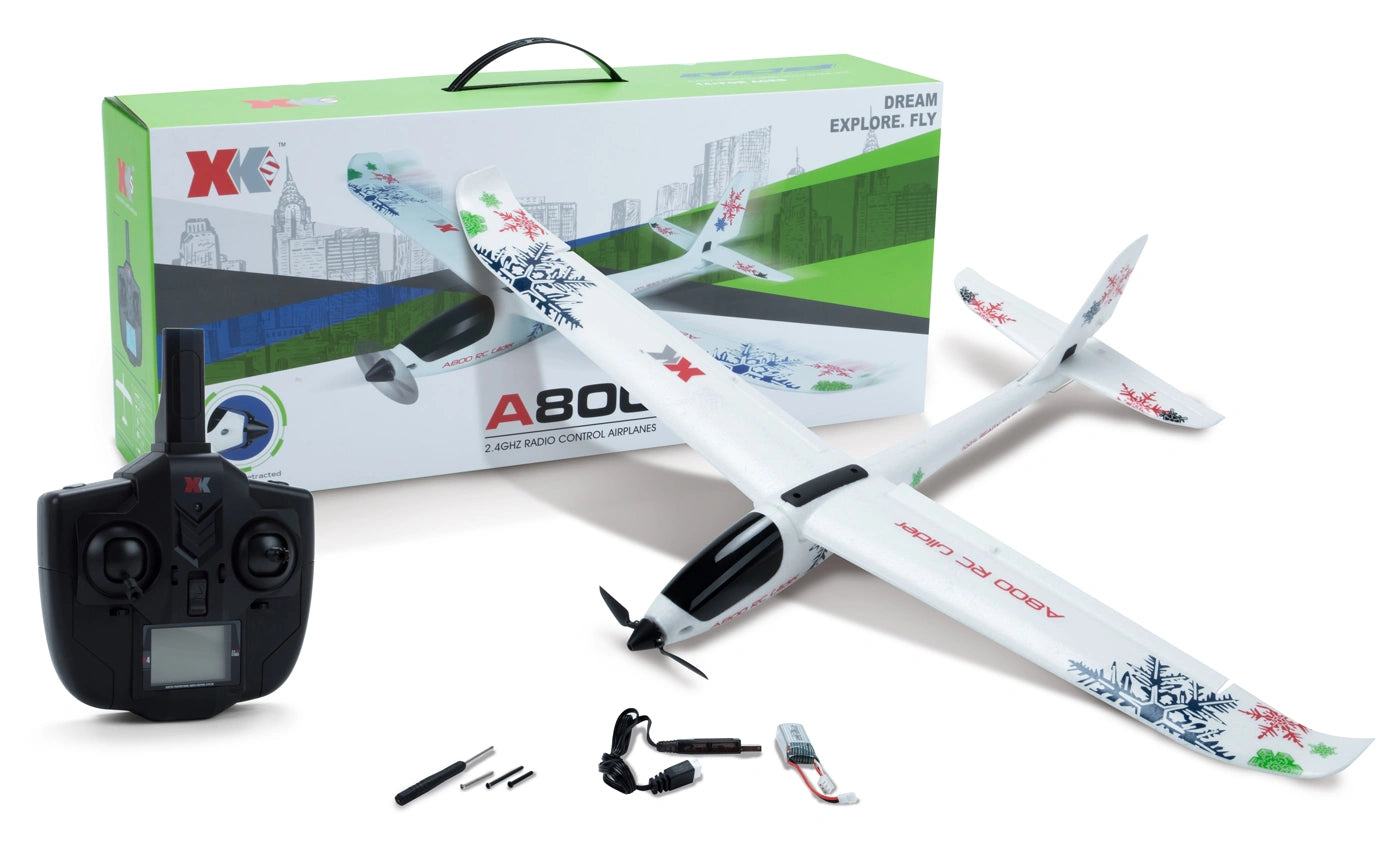 WL A800 Glider 780mm RTF RC Ανεμόπτερο με 3D/6G Σταθεροποίηση
