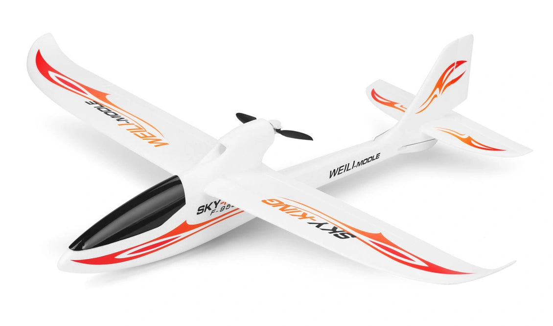 WL F959S Sky-King 750mm RTF Ανεμόπτερο RC Κόκκινο με 6-Axis Gyro