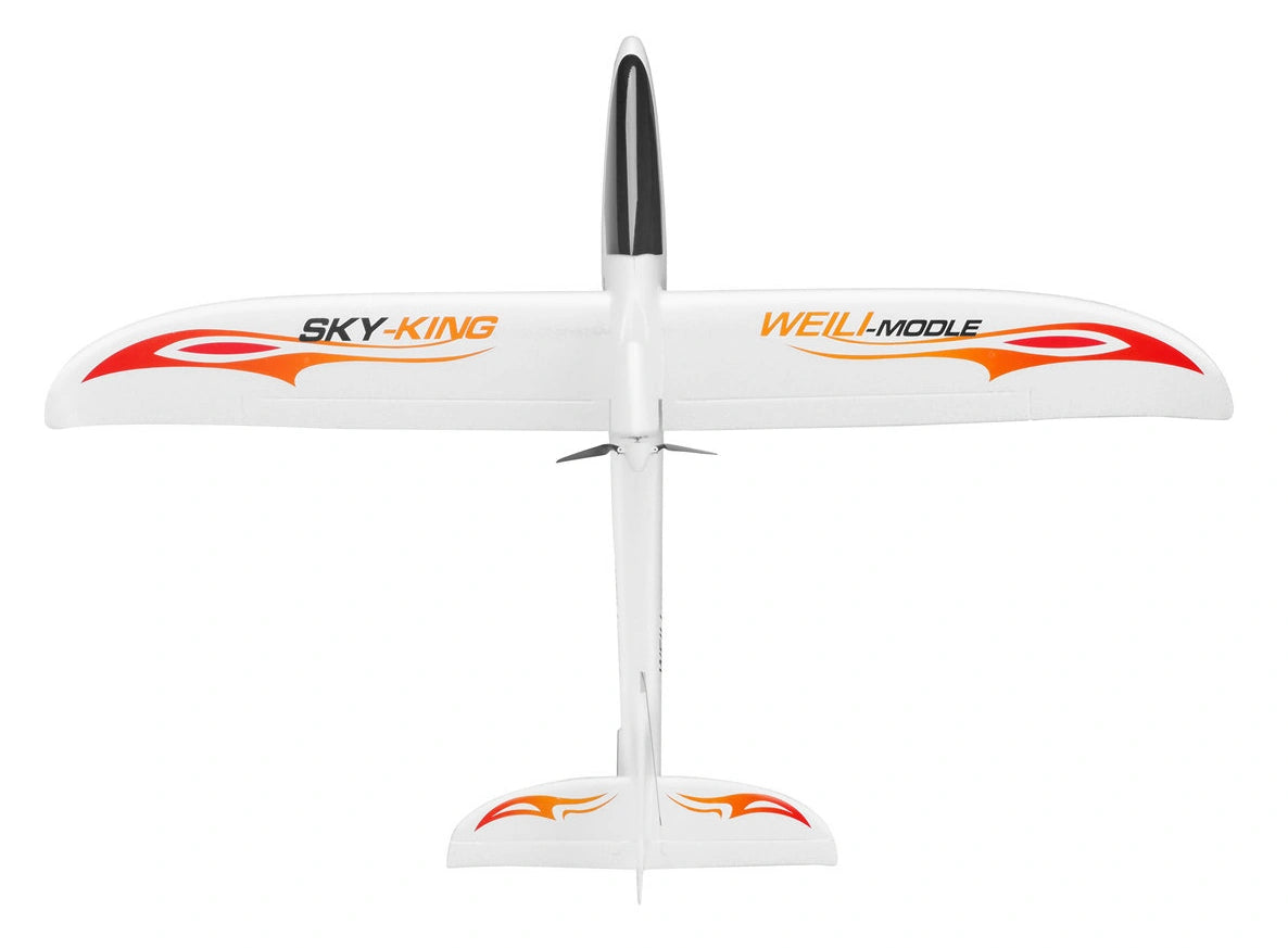 WL F959S Sky-King 750mm RTF Ανεμόπτερο RC Κόκκινο με 6-Axis Gyro