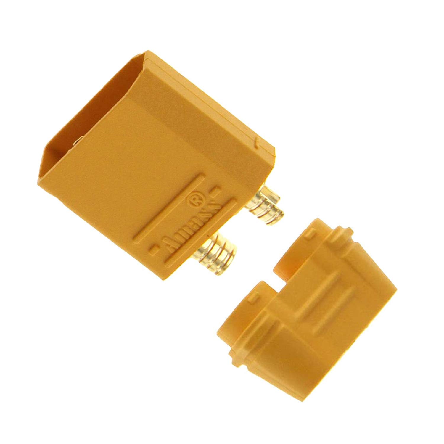 ProtonRC XT90 Male Gold Connector with Housing – Αρσενικό Βύσμα XT90 με Πλαστικό Κάλυμμα