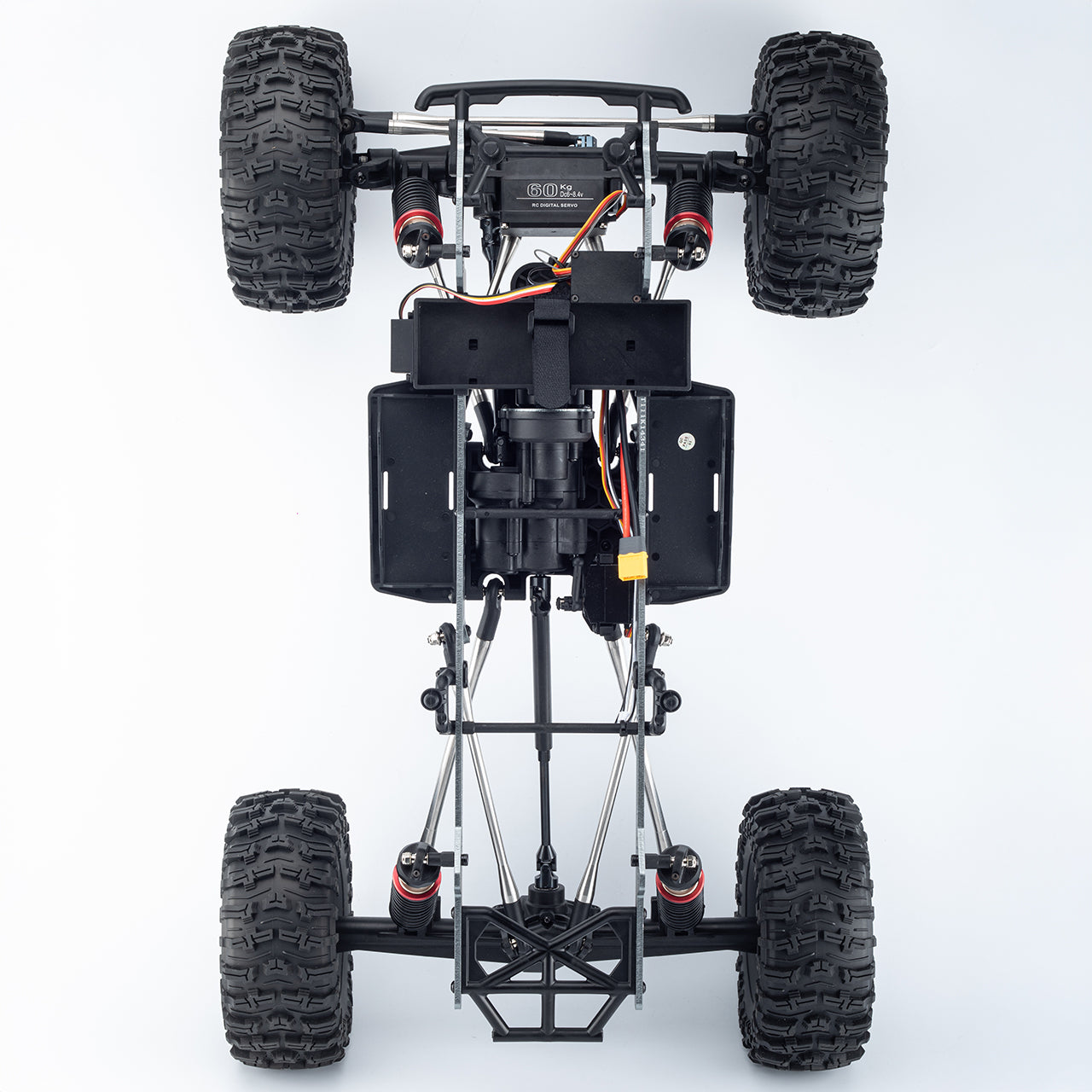 Yikong Rock Crawler Rock Slide YK4061 1/6 4WD Red RTR – Με Hobbywing Fusion 8IGHT & 60kg Servo