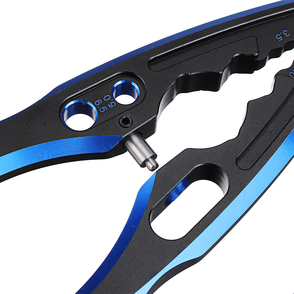 PROTONRC Aluminum RC Multi-function Shock Absorber Clamp Shaft Pliers Rod Ball Assembly Disassembly Tool for RC Model 1/8 1/10