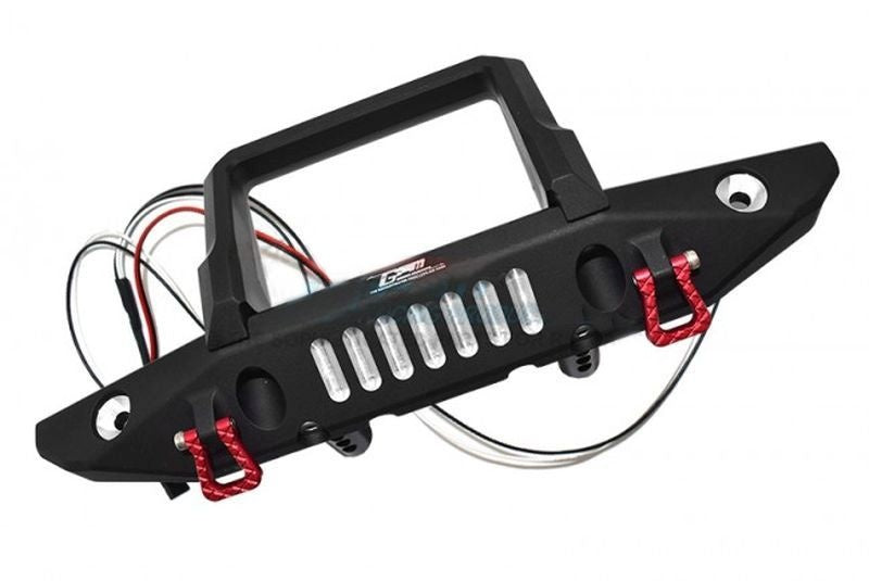 GPM Racing Alu Bumper front black for Axial SCX6