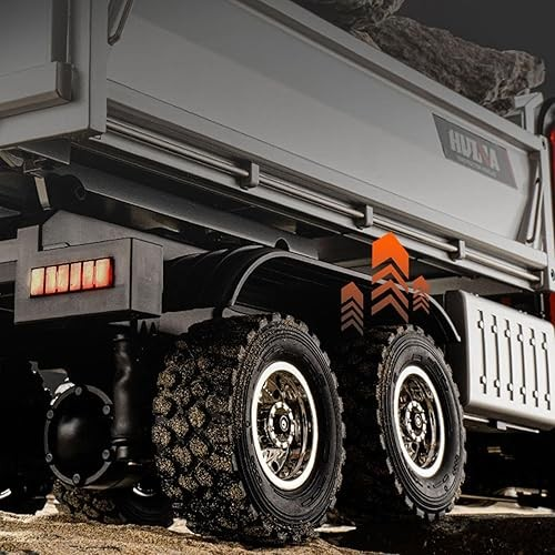 HUINA 1598 1/14 RC Dump Truck 6x6 11CH 2.4GHz – Τηλεκατευθυνόμενο Φορτηγό Ανατροπής Orange