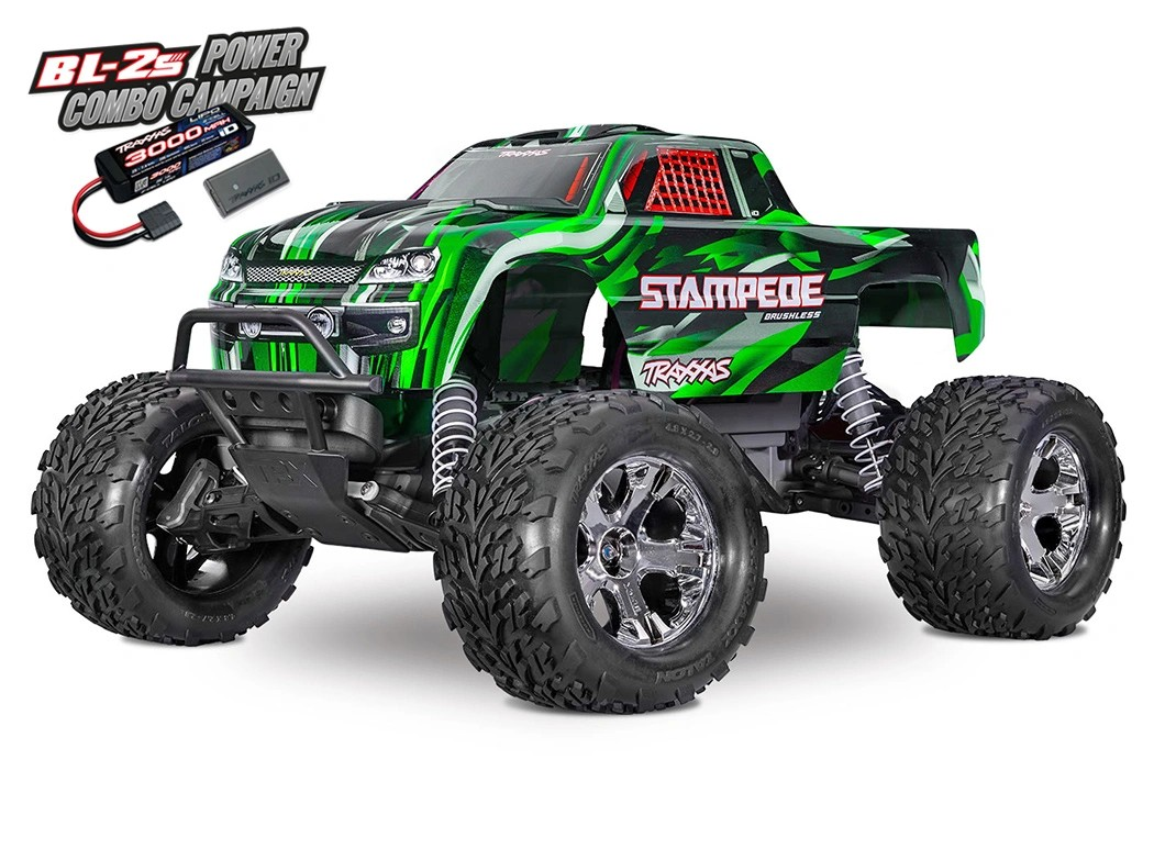 Traxxas Stampede BL-2s HD RTR  – Δώρο Μπαταρία LiPo & USB Φορτιστής