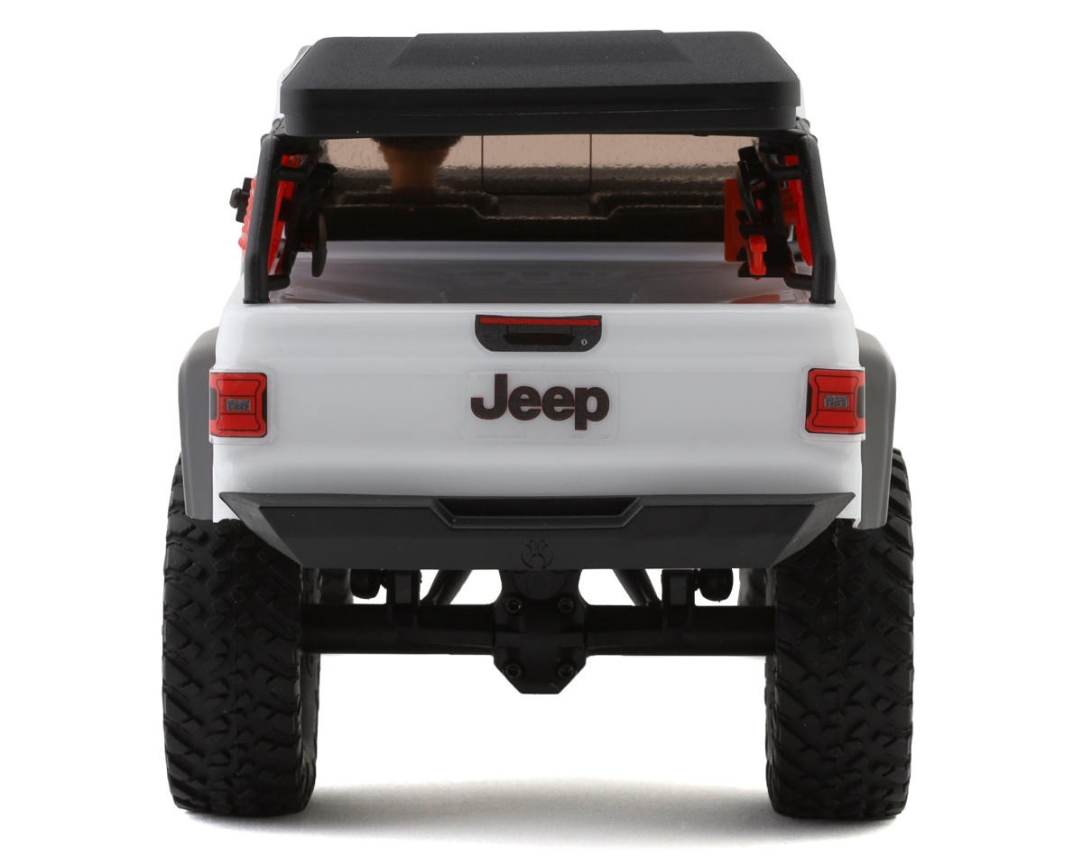 Axial SCX24 Jeep JT Gladiator 1/24 4WD RTR Scale Mini Crawler – White | 2.4GHz Radio