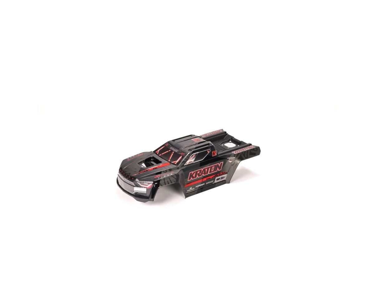 Arrma Kraton 6S EXB Painted Decaled Trimmed body (Black)