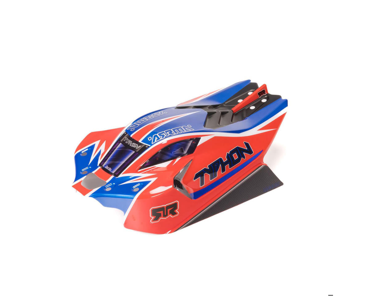 Arrma 1/8 Typhon 550 Mega Clipless Painted Decaled Body (Red)