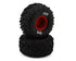 Arrma Quake dBoots Cut Chevron Monster Truck Pre-Mounted Tires (Red) (2)