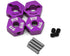 Arrma Mini Kraton Aluminum 12mm Wheel Hex Set Purple – Αλουμινένια Hex Τροχών για Mini Kraton 3S