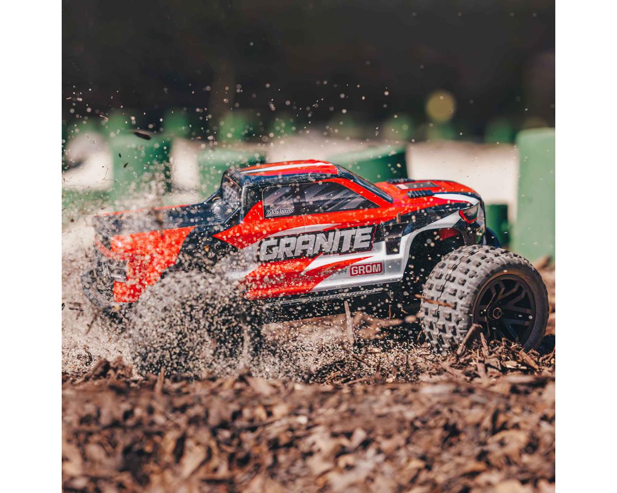 Arrma Granite Grom MEGA 4WD 1/18 RTR Monster Truck Red | Racerc