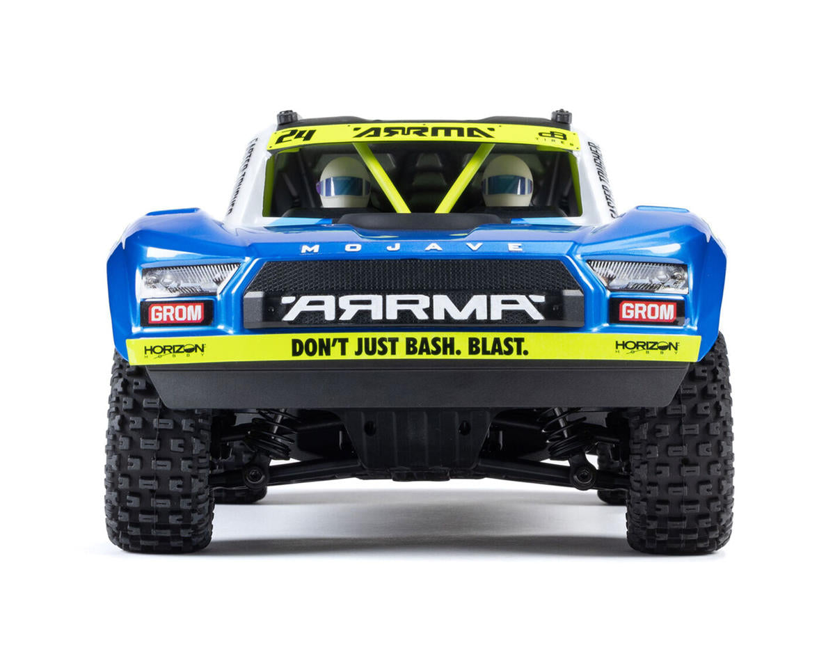 Arrma Mojave Grom MEGA 1/18 4WD Brushed Desert Truck RTR Μπλε/Λευκό με Μπαταρία & Φορτιστή