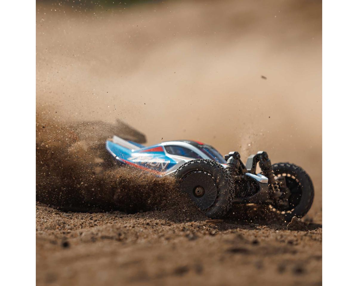 Arrma Typhon Grom MEGA 4WD 1/18 Brushed RTR Buggy Μπλε/Ασημί