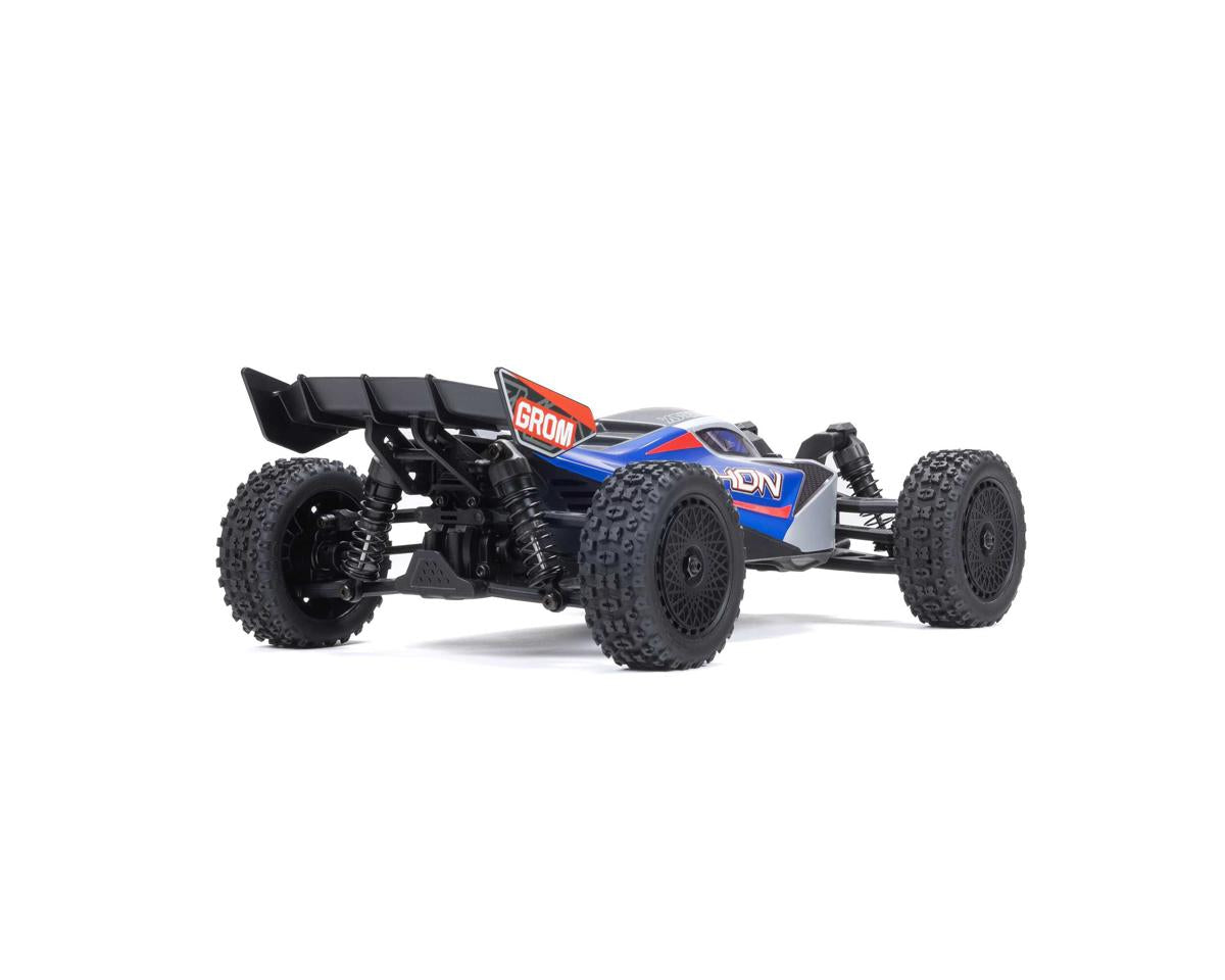 Arrma Typhon Grom MEGA 4WD 1/18 Brushed RTR Buggy Μπλε/Ασημί