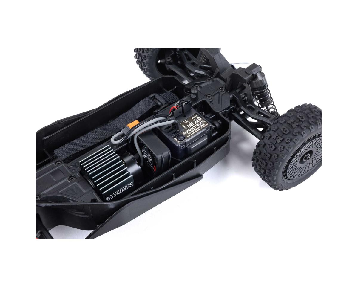 Arrma Typhon Grom MEGA 4WD 380 Brushed 1/18 Buggy RTR (Red/White)