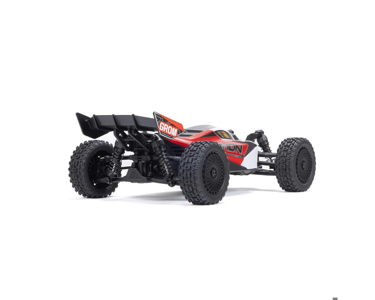 Arrma Typhon Grom MEGA 4WD 380 Brushed 1/18 Buggy RTR (Red/White)