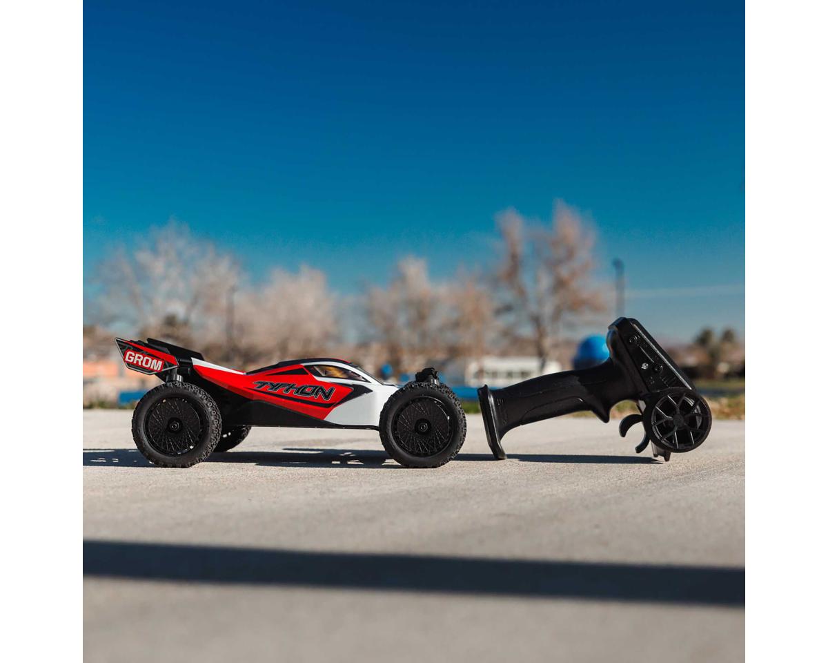 Arrma Typhon Grom MEGA 4WD 380 Brushed 1/18 Buggy RTR (Red/White)