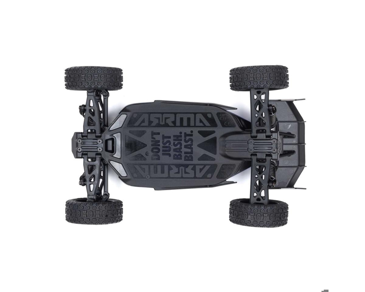Arrma Typhon Grom MEGA 4WD 380 Brushed 1/18 Buggy RTR (Red/White)