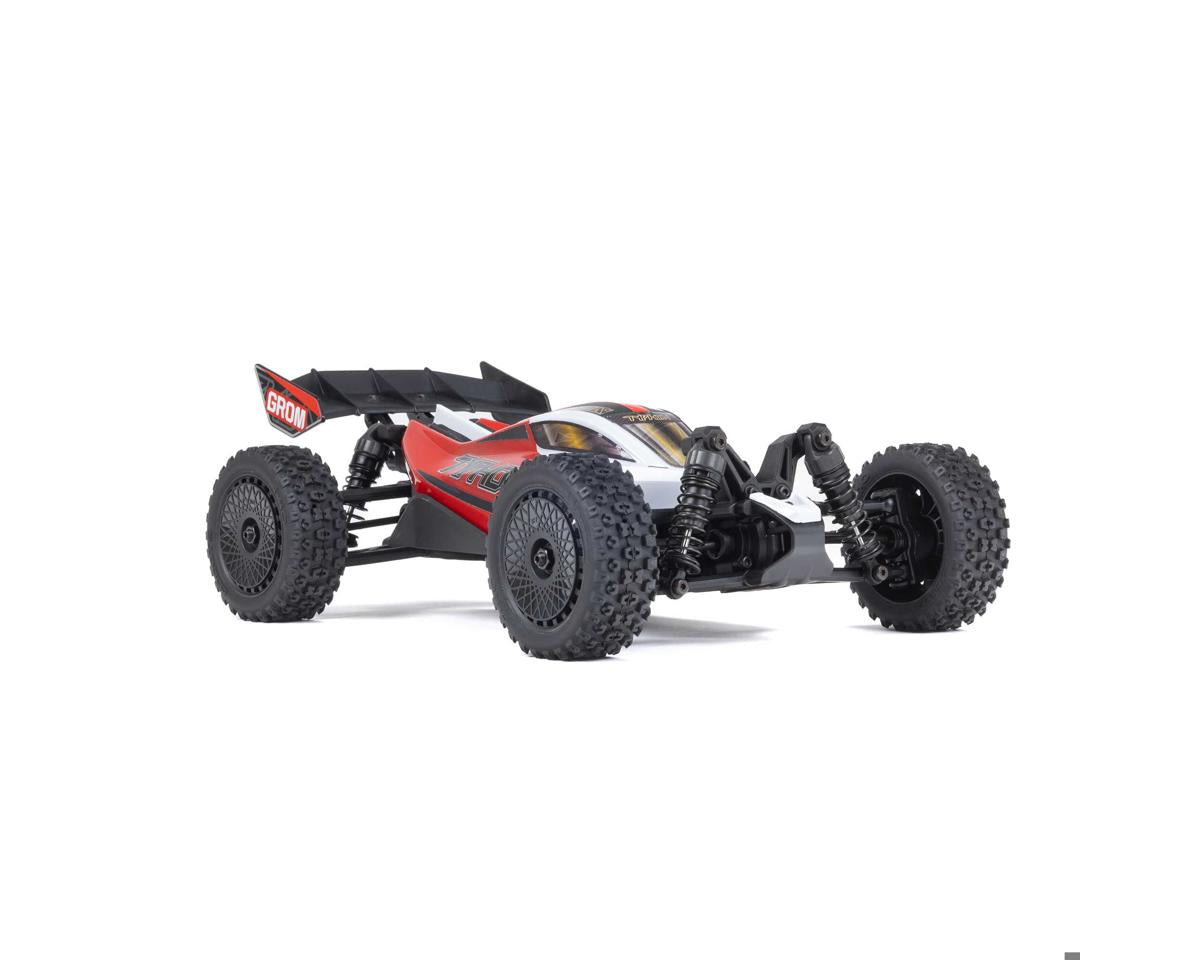 Arrma Typhon Grom MEGA 4WD 380 Brushed 1/18 Buggy RTR (Red/White)