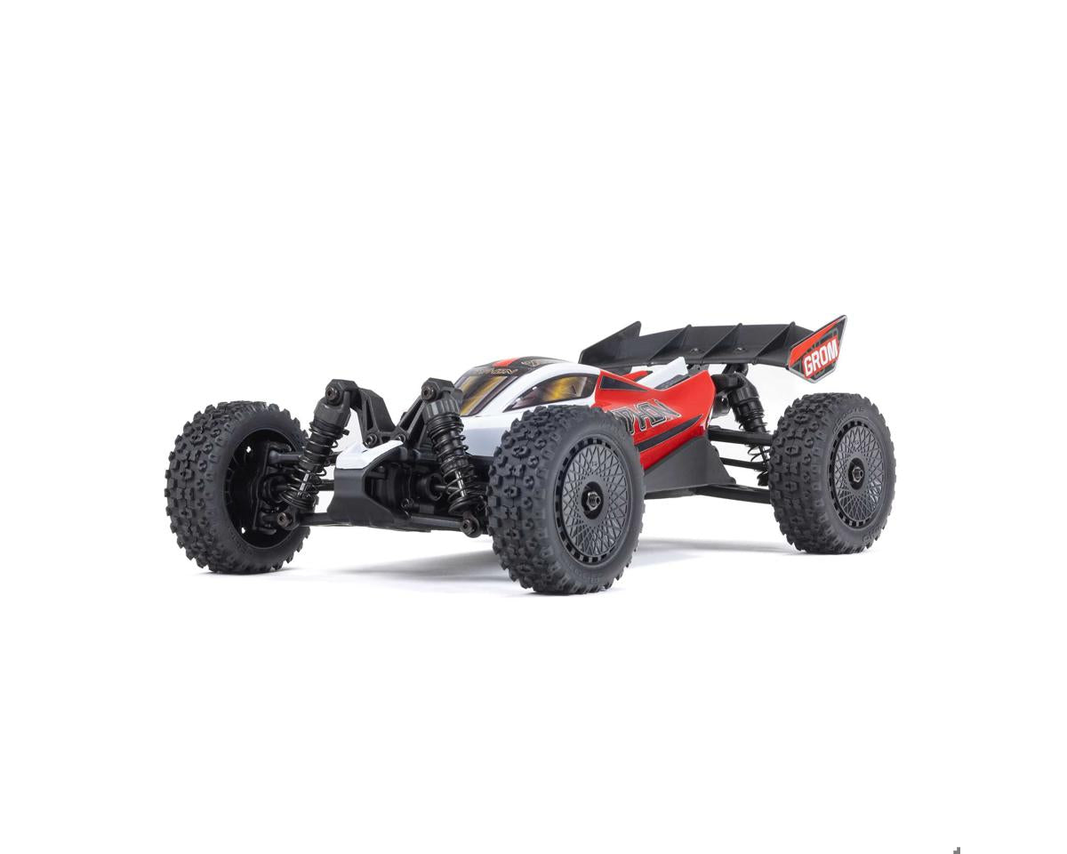 Arrma Typhon Grom MEGA 4WD 380 Brushed 1/18 Buggy RTR (Red/White)