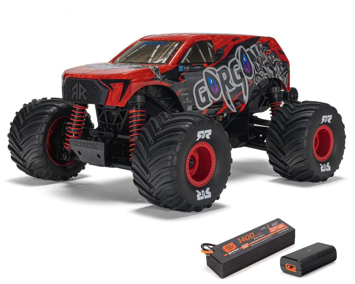 Arrma Gorgon Grom 4x4 1/16 RTR Brushed Monster Truck με Μπαταρία & Φορτιστή
