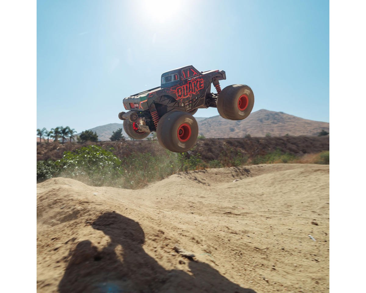 Arrma Quake Grom 4x4 1/16 RTR Brushed Monster Truck Κόκκινο