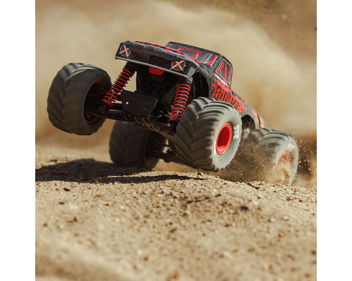 Arrma Quake Grom 4x4 1/16 RTR Brushed Monster Truck Κόκκινο