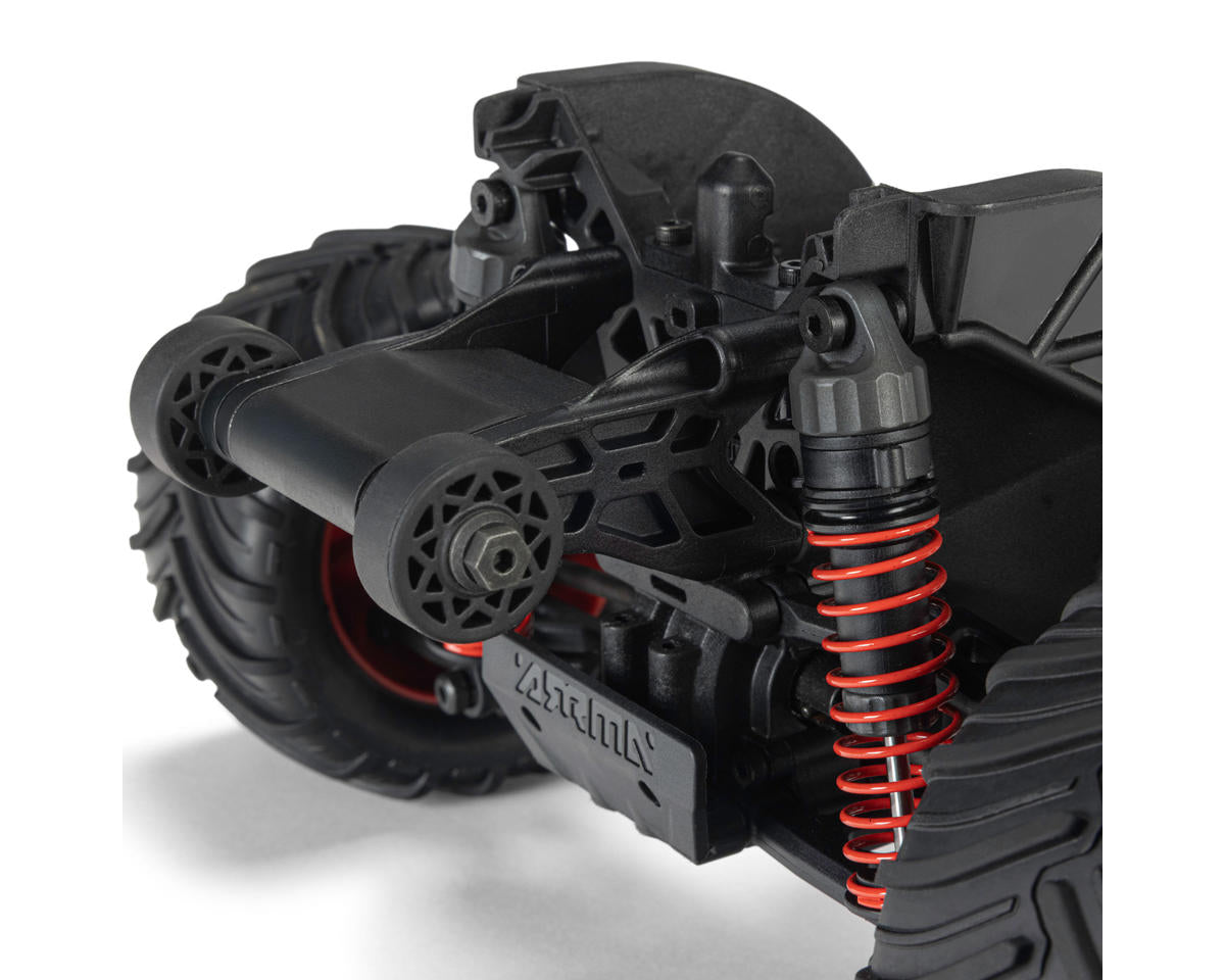Arrma Quake Grom 4x4 1/16 RTR Brushed Monster Truck Κόκκινο