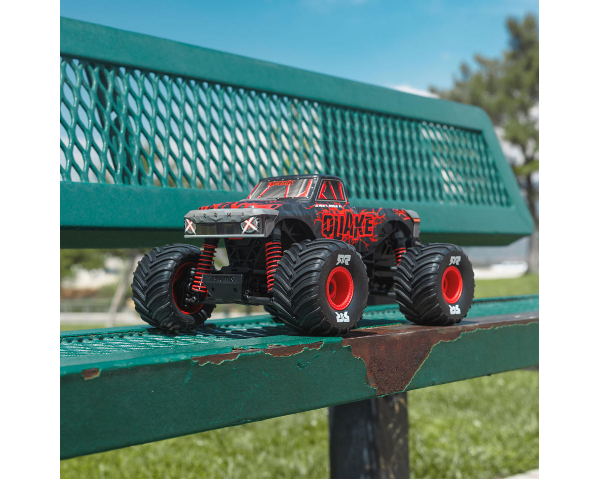 Arrma Quake Grom 4x4 1/16 RTR Brushed Monster Truck Κόκκινο