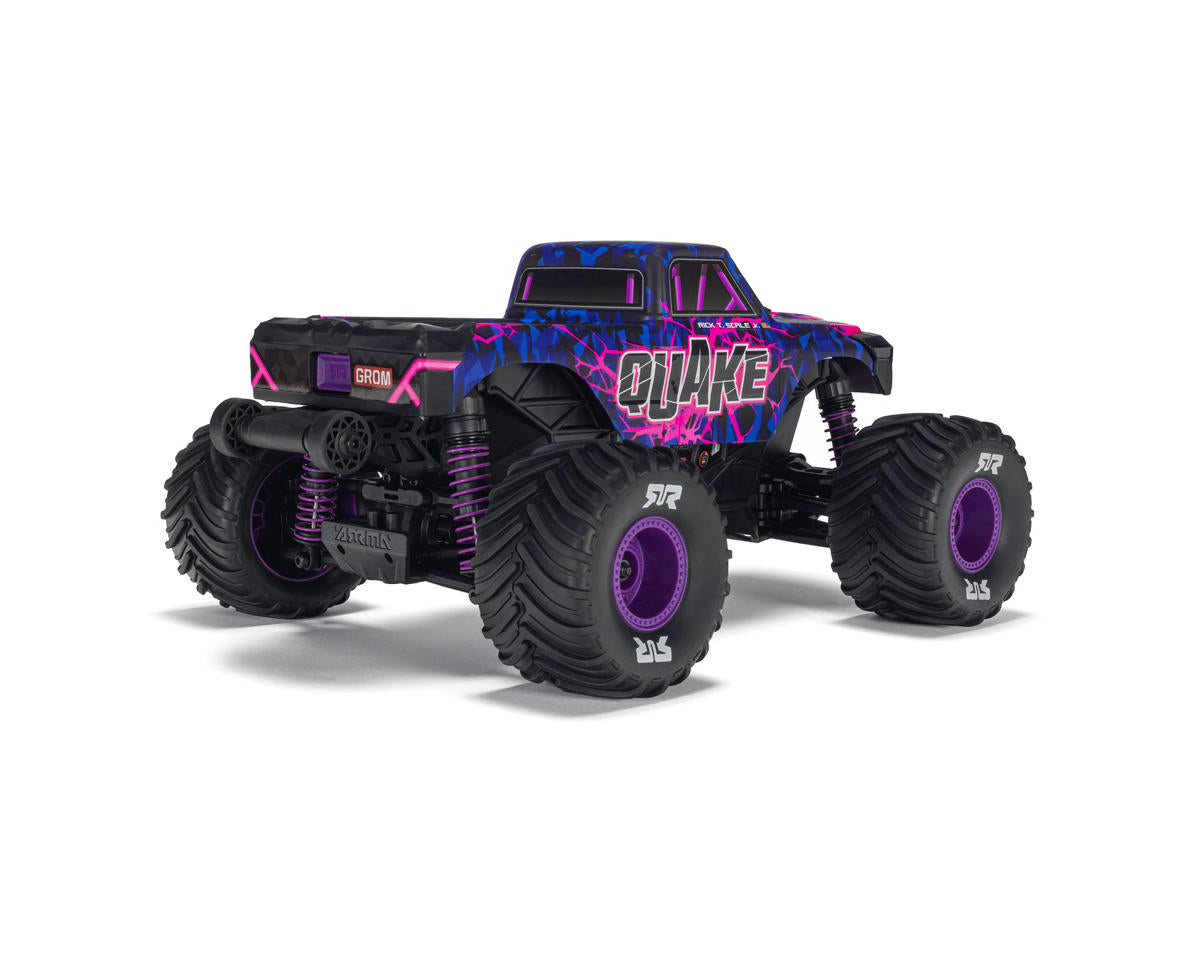 Arrma Quake Grom 4x4 1/16 RTR Brushed Monster Truck Μωβ