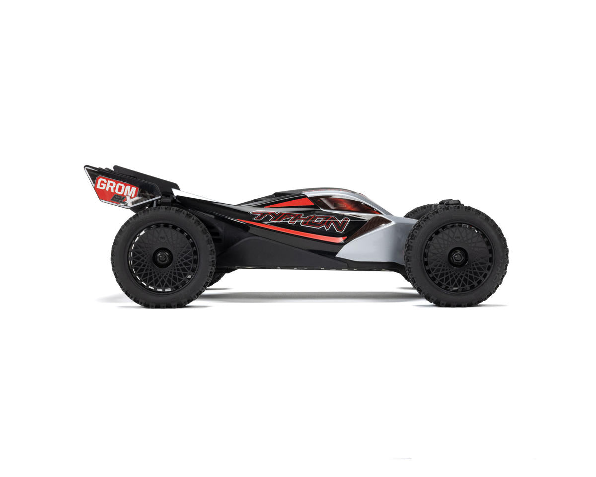 Arrma Typhon Grom 223S BLX 4WD Brushless Black/Silver Buggy | Racerc