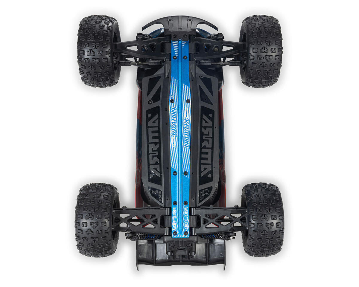 ARRMA Mini Kraton 3S BLX 4X4 1/16 RTR Brushless Monster Truck (Red/Blue) με 3S LiPo & Charger