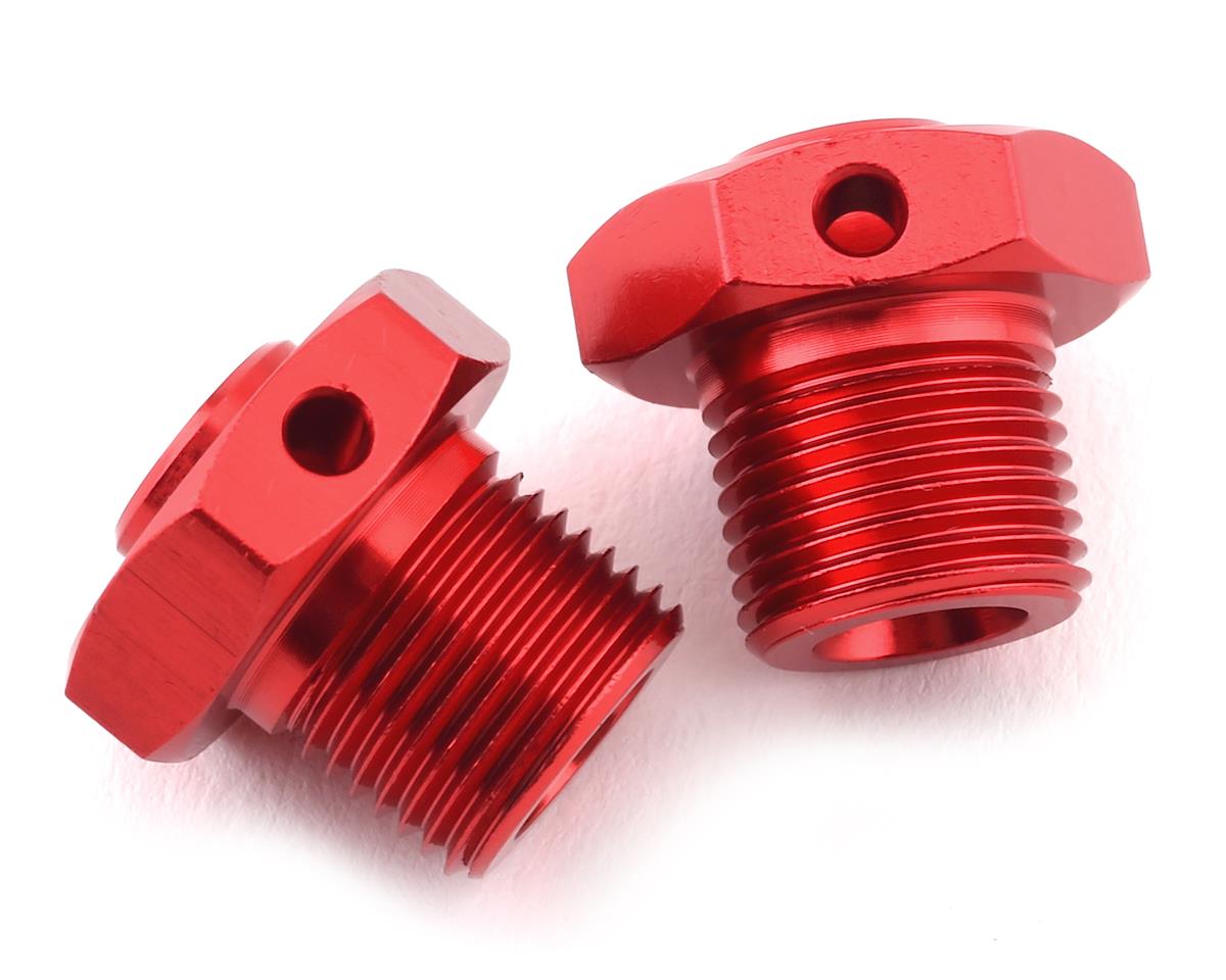 Arrma 17mm Aluminum Wheel Hex Red (2)