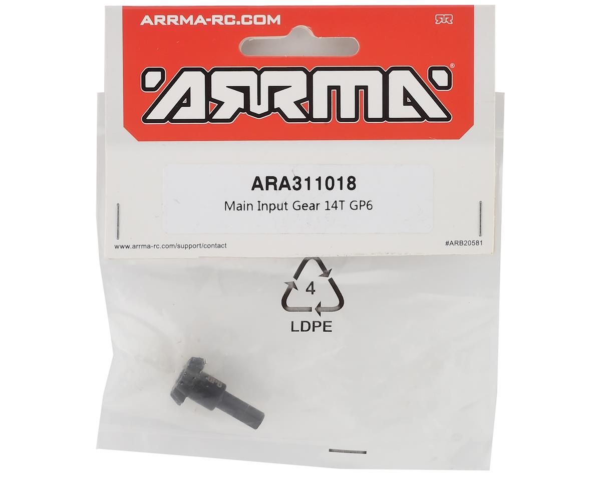 ARRMA Felony 6S GP6 Main Input Gear 14T Steel Gear