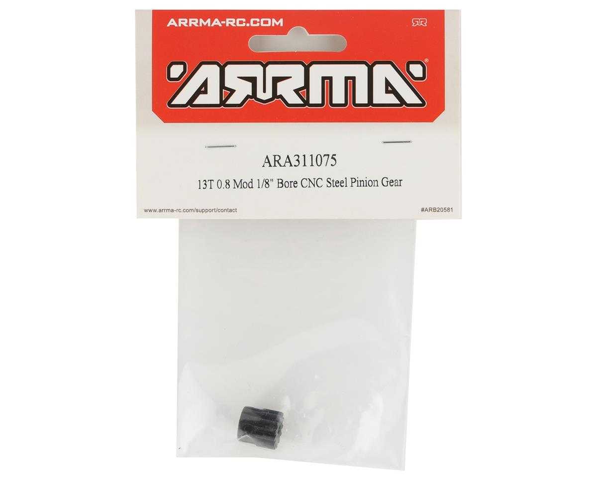 Arrma CNC Steel Mod 0.8 Pinion Gear (1/8" Bore) (13T)