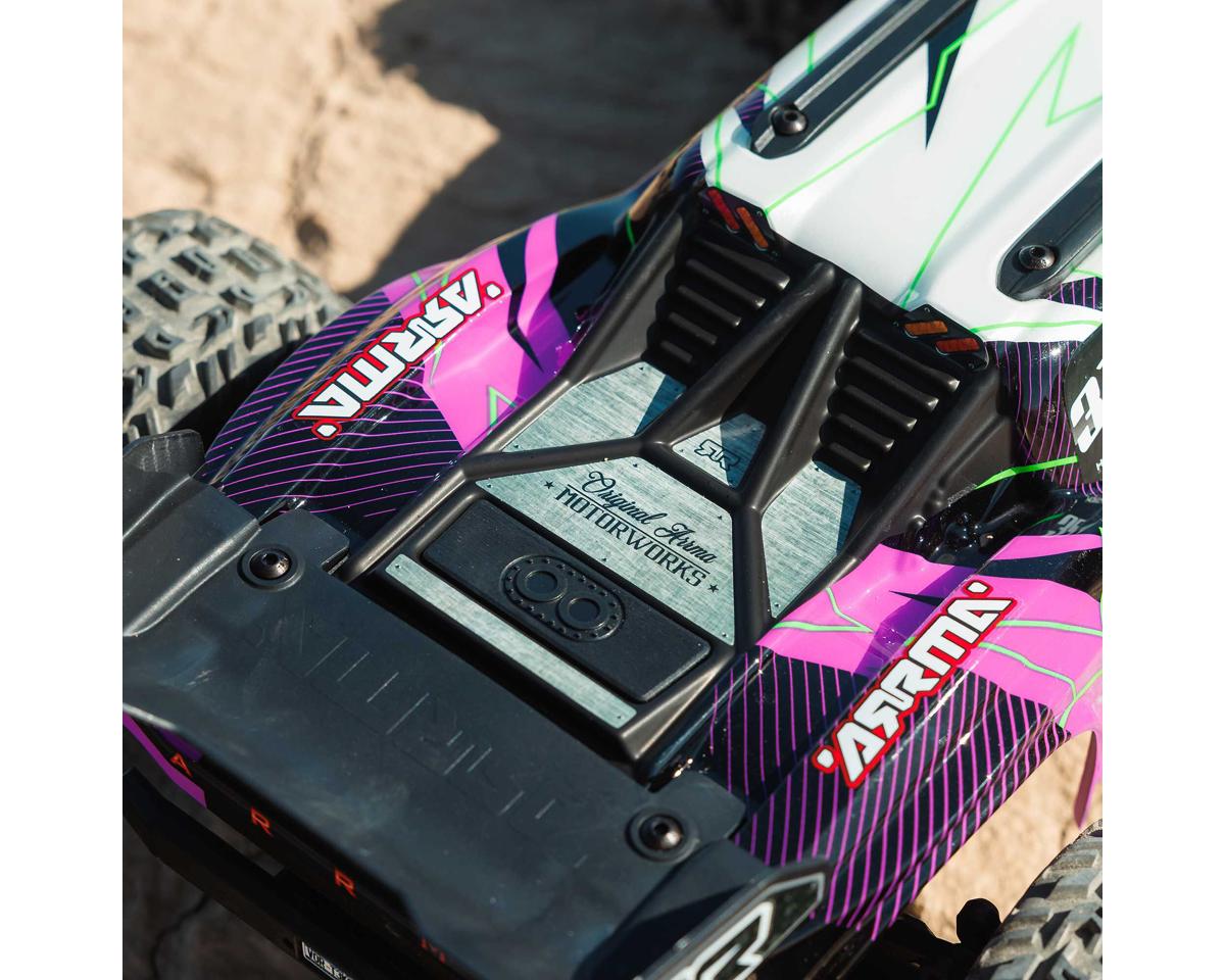 ARRMA Vorteks 2WD MEGA 550 RTR Purple 1/10 Brushed 2WD Stadium Truck RTR με μπαταρία & φορτιστή