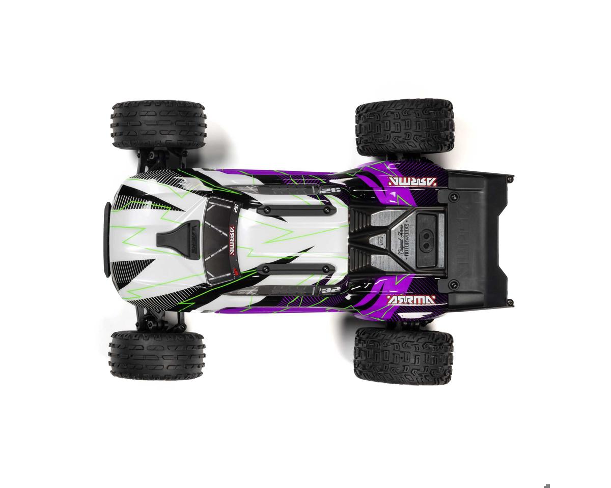 ARRMA Vorteks 2WD MEGA 550 RTR Purple 1/10 Brushed 2WD Stadium Truck RTR με μπαταρία & φορτιστή