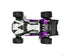 ARRMA Vorteks 2WD MEGA 550 RTR Purple 1/10 Brushed 2WD Stadium Truck RTR με μπαταρία & φορτιστή