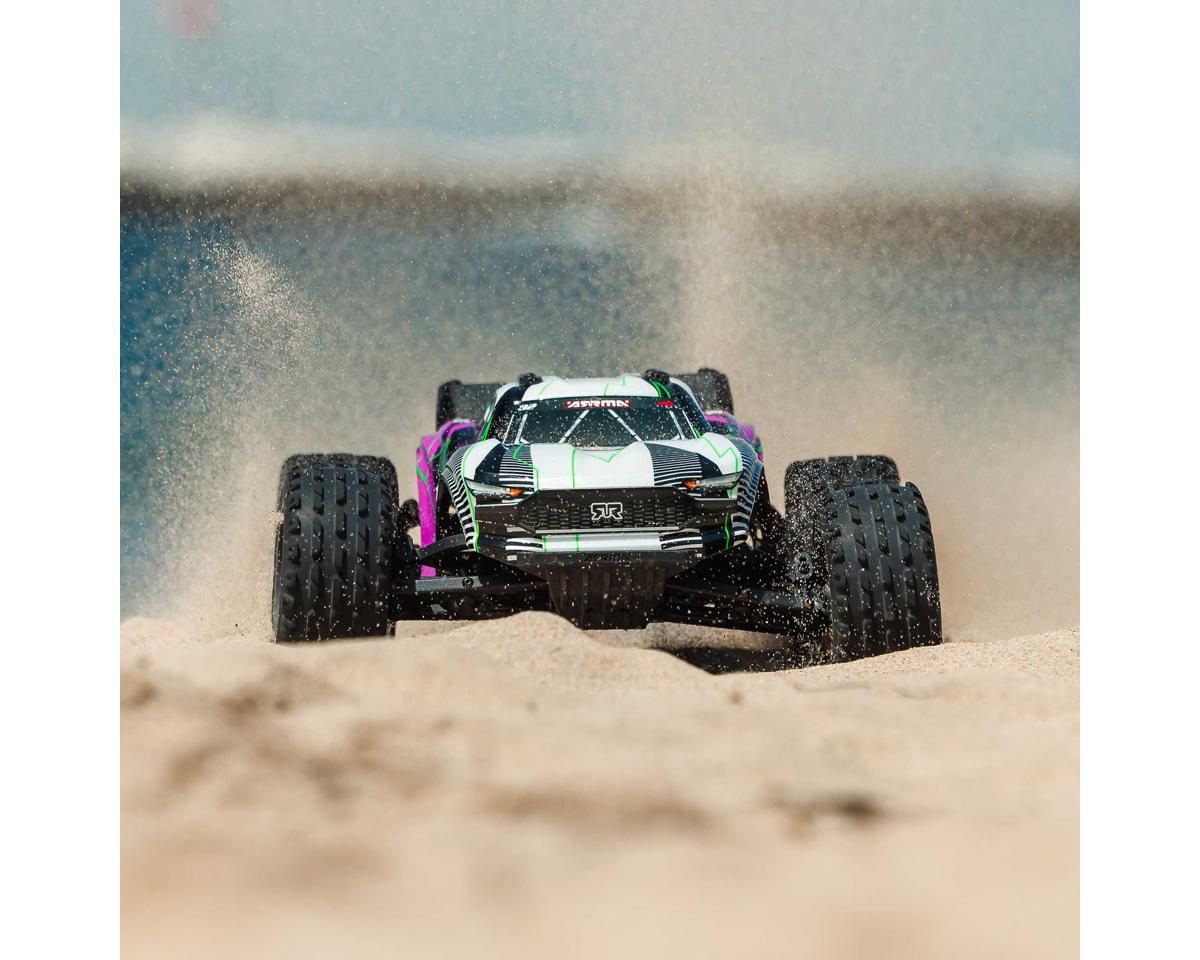 ARRMA Vorteks 2WD MEGA 550 RTR Purple 1/10 Brushed 2WD Stadium Truck RTR με μπαταρία & φορτιστή