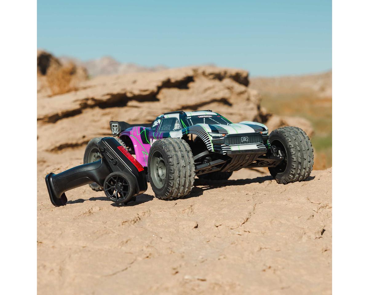 ARRMA Vorteks 2WD MEGA 550 RTR Purple 1/10 Brushed 2WD Stadium Truck RTR με μπαταρία & φορτιστή