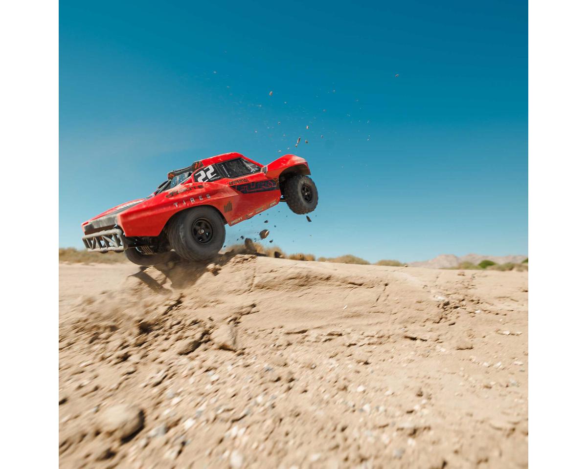 Arrma Fury 2WD MEGA 550 RTR Brushed 1/10 Off-Road Short Course Truck (Red) w/SLT2 2.4GHz Radio, Battery & Charger