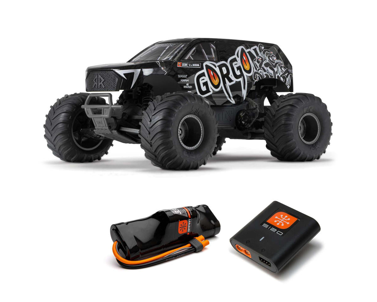 ARRMA Gorgon 4X2 MEGA 550 Brushed 1/10 Monster Truck RTA Kit με SLT2 2.4GHz, Μπαταρία & Φορτιστή