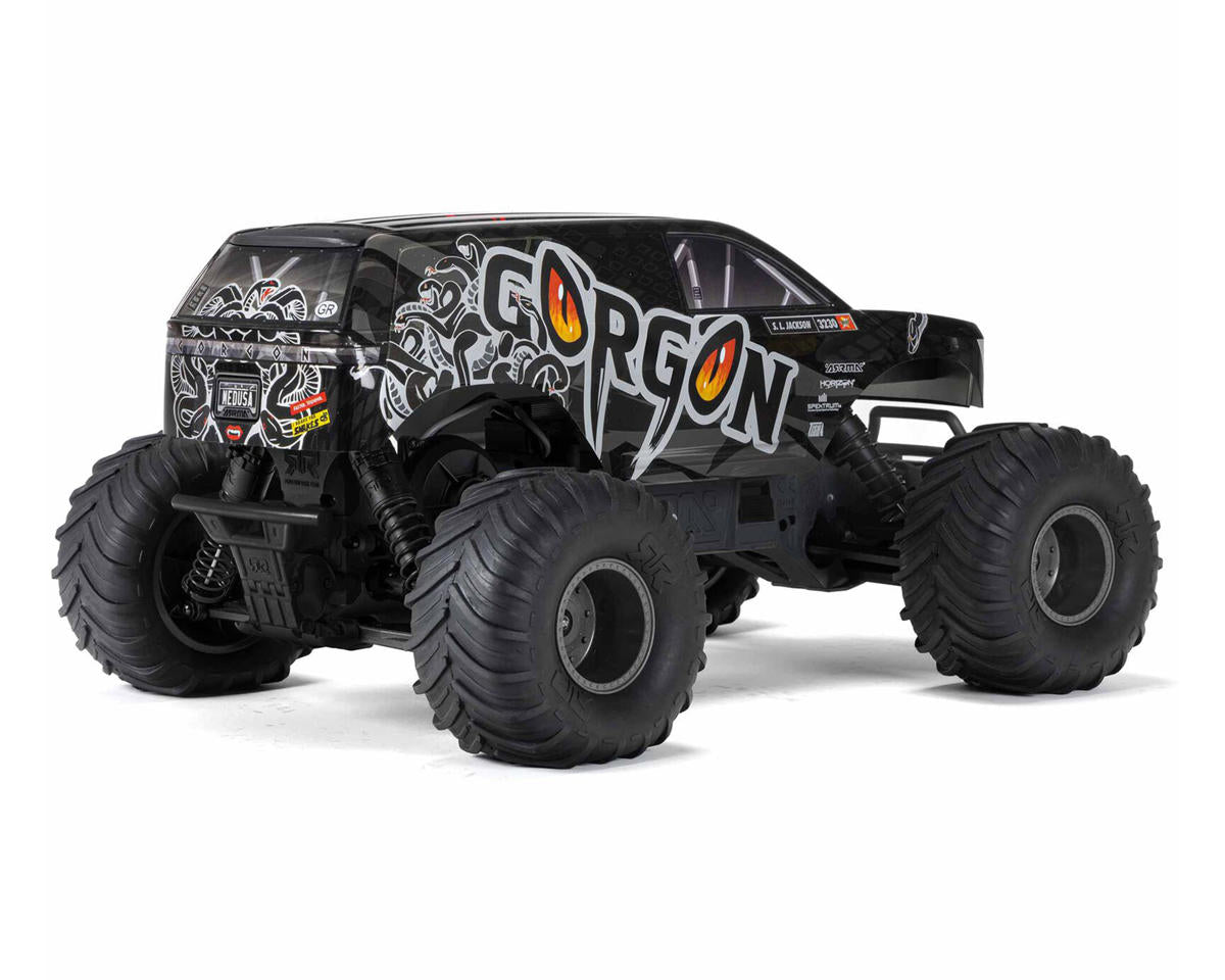 ARRMA Gorgon 4X2 MEGA 550 Brushed 1/10 Monster Truck RTA Kit με SLT2 2.4GHz, Μπαταρία & Φορτιστή