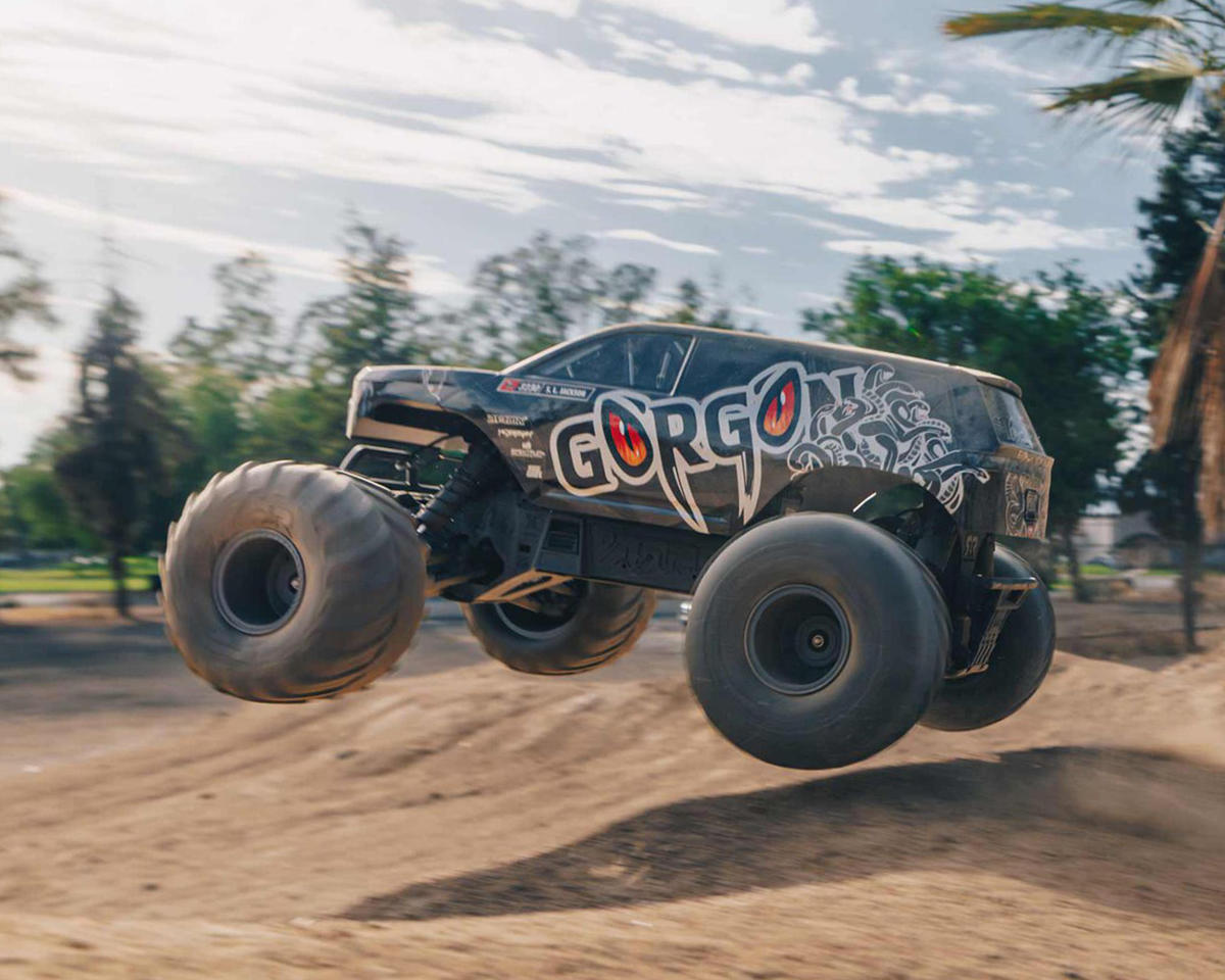 ARRMA Gorgon 4X2 MEGA 550 Brushed 1/10 Monster Truck RTA Kit με SLT2 2.4GHz, Μπαταρία & Φορτιστή
